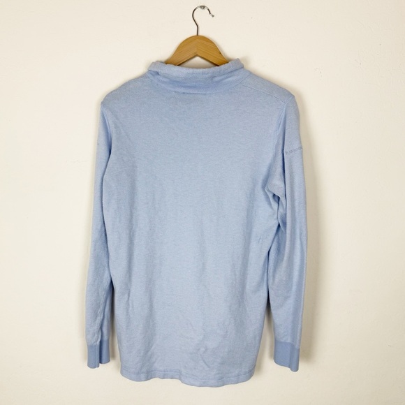 KJUS Cowl Neck Kessy Sweater Light Blue Cotton Cashmere Blend Pullover - Picture 2 of 7